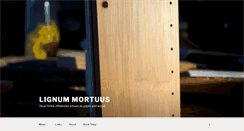 Desktop Screenshot of lignummortuus.com